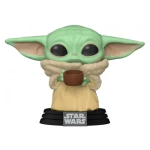 Funko Pop Star Wars Grogu The Child With Cup
